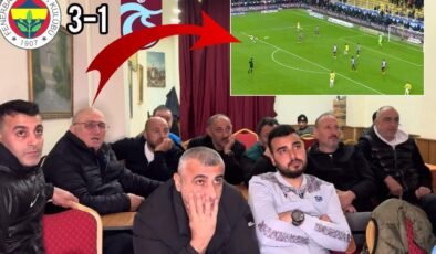 Talisca’nın golüne Trabzonsporlu taraftarların verdiği tepki kamerada